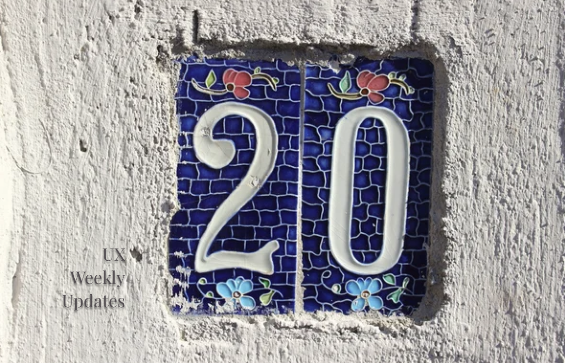 UX Weekly Updates (20)